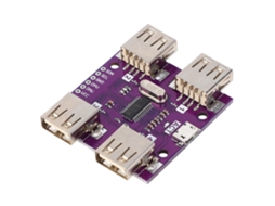 Hub Usb 2.0 De Alta Velocidade Laxiscreed Com 4 Portas E Alimentação Dc 5v 500ma