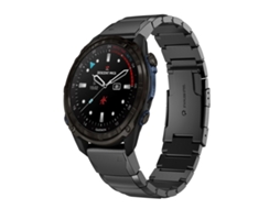 Pulseira Para Garmin Descent Mk3i (51mm) - Aço Inoxidável - Estampa De Casco De Tartaruga (26mm)
