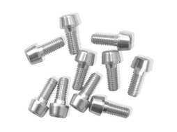 Msc Tiso Bolts M6x20 Argent Anodised 10 Units