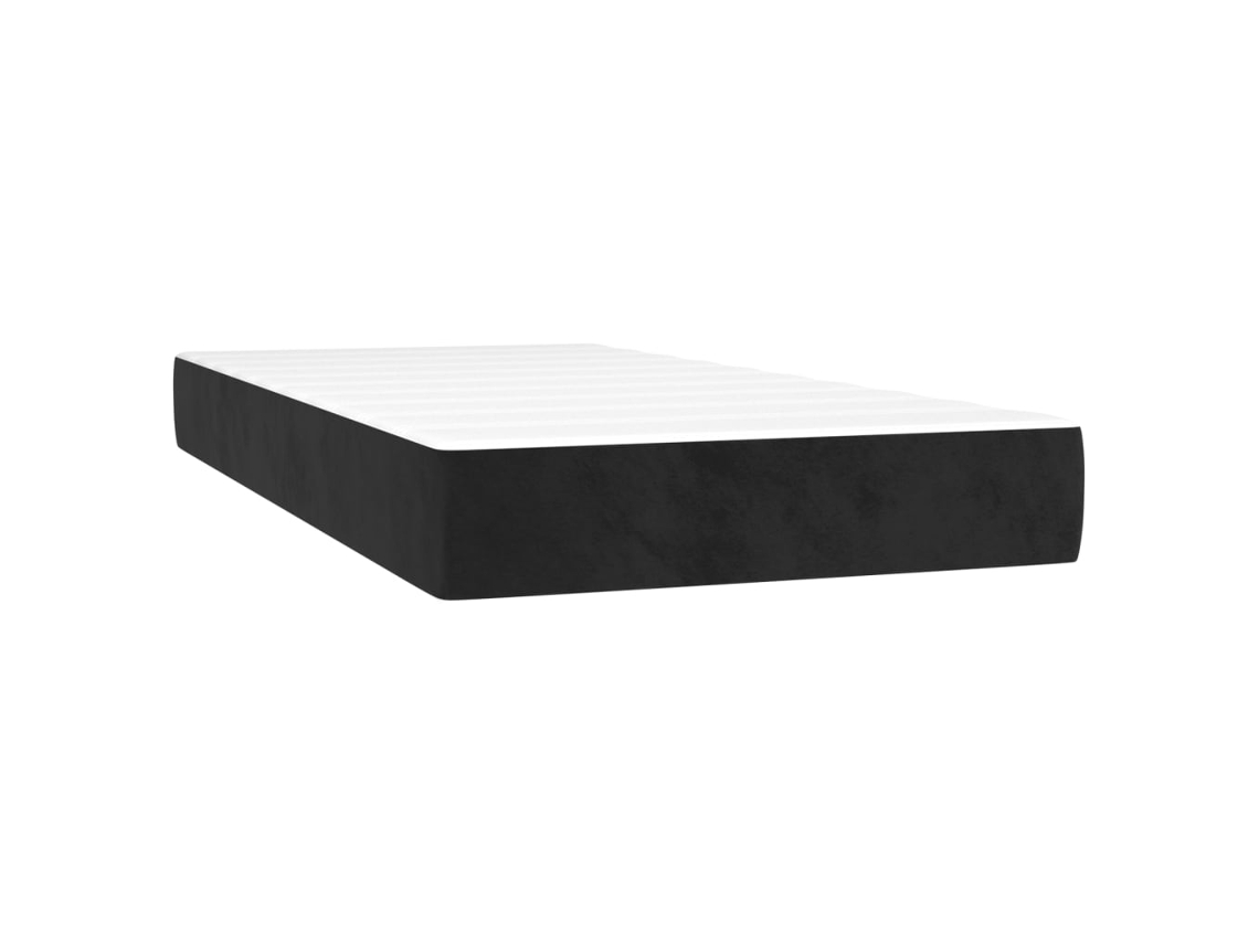 Pocket Spring Bed Mattress, Pocket Spring Bed Mattresses Vidaxl Preto Veludo (90 X 190 Cm)