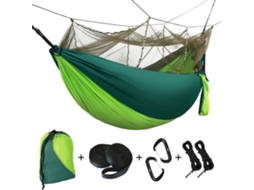 Hammock Duplo Camping com Mosquito Net Removível
