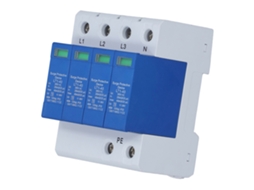 Protector De Surtos Ac 4p 40ka, Instalação Em Rail 35mm, Indicador De Status, 385v