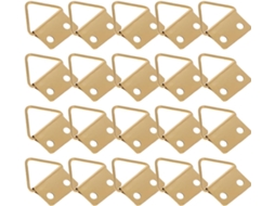 Kit Com 150 Peças De Argolas Triangulares De Metal Para Montagem De Porta-retratos