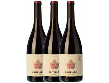 Vinho GRITELLES Gritelles Manou Montsant Roble (0.75 L - 3 unidades)