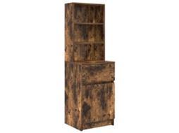 Vidaxl Mesa De Cabeceira 39x35x125cm Derivados Madeira Carvalho Fumado