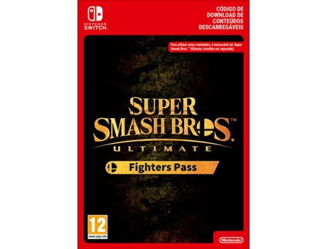 Cartão Nintendo Switch Super Smash Bros Ultimate Fighters Pass (Formato Digital)