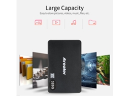 Jinwei disco Rígido Portátil Arealer 500gb Usb3.0