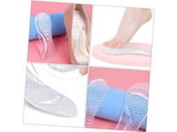 Gatuida 2-pares De Palmilhas Gel Para Corrida, Suporte Para O Peito Do Pé, Alívio Da Pressão E Design Antiderrapante
