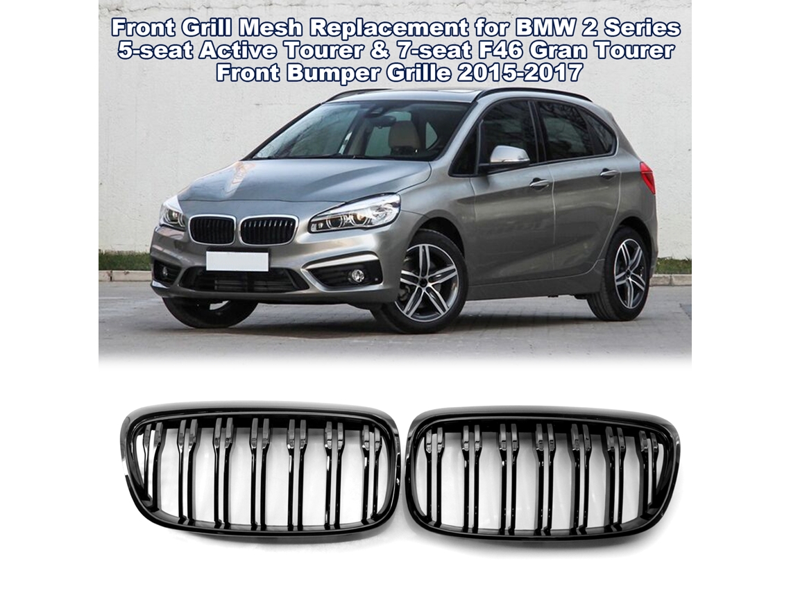 Grade F45 Black Front Grill Mesh For Bmw 2 Series 2015-2017