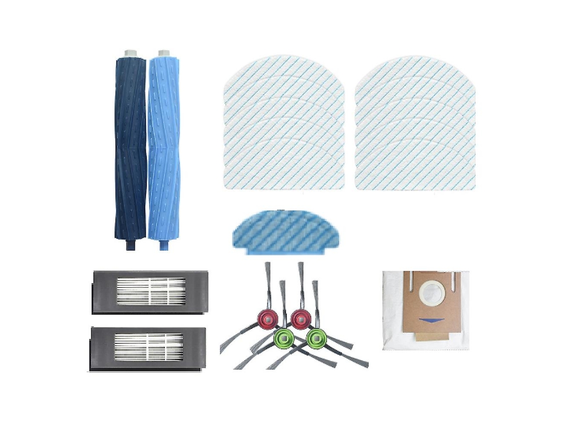 Acessórios de Aspirador Para ecovacst9 aivis t9 + híbrido de pó peças sobressalentes escova lateral principal filtro mop pano