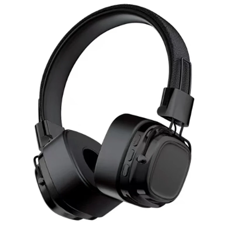 (preto) Fones De Ouvido Bluetooth Sem Fio Dobráveis De 5,3 Polegadas