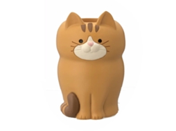 Suporte multifuncional Baok para celular, tablet, óculos e canetas, decoração de mesa em resina com formato de gato.
