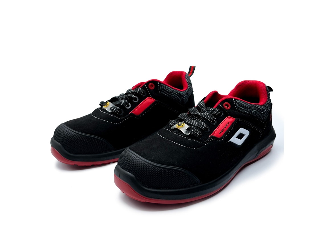 Sapatilhas De Trabalho Segurança S3 Pro Urban Tamanho 48 Preto/Vermelho Omp Meccanica