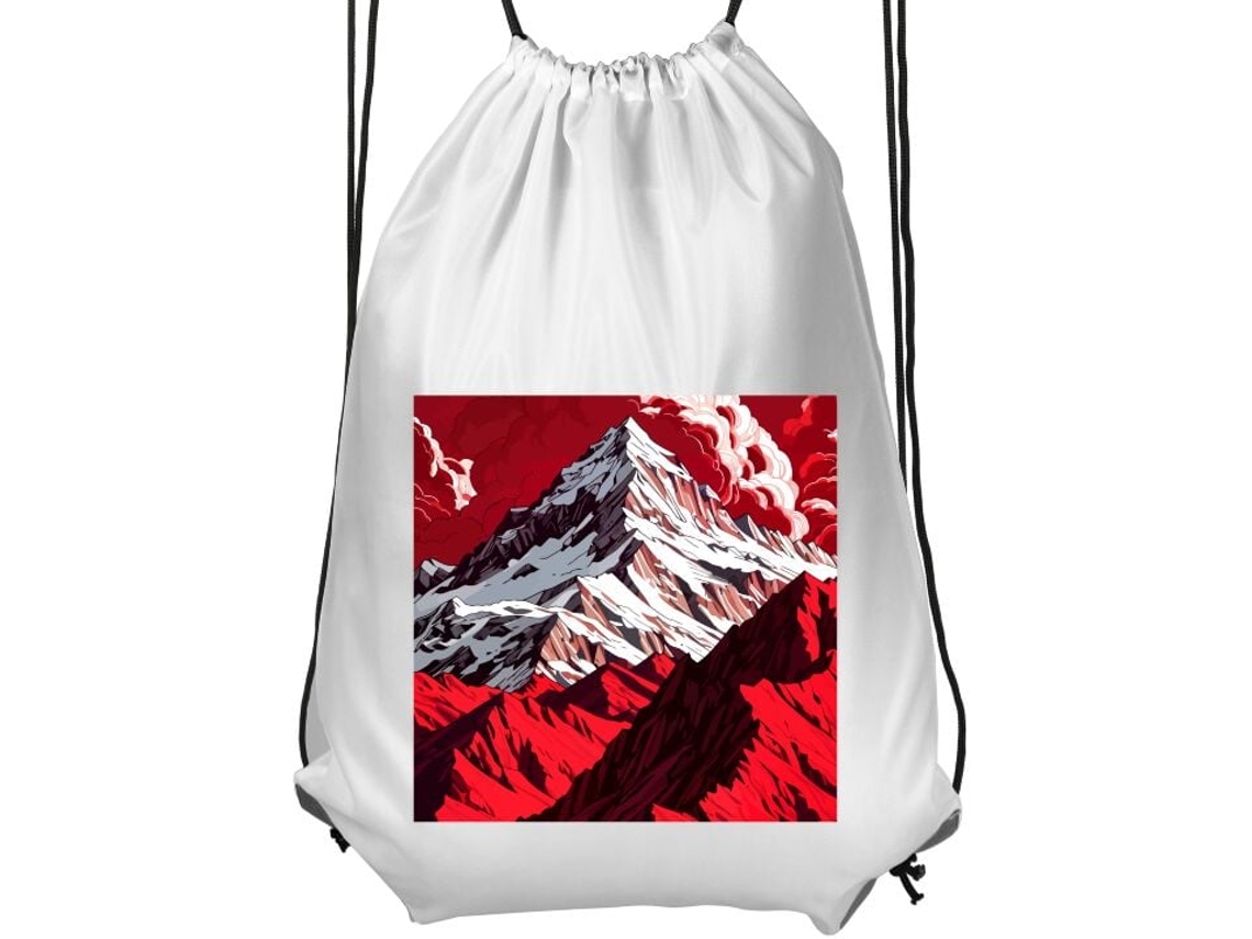 Mochila de Ginástica Infantil Branca BRILVIBERA