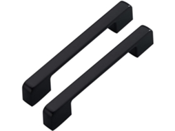 Puxadores De Metal Preto Para Armários, Gavetas E Portas, Com Acabamento Fosco, Ideais Para Cozinha E Closet