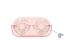 Ventilador De Mesa Laxiscreed Com Dois Cabeços, Usb E Aromaterapia Para Escritório Ou Casa