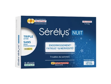 Sérélys Noite 30 Cápsulas Vegetais SÉRÉLYS
