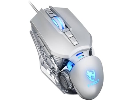 Rato Gaming T-WOLF G530 (Ótico - 6400 dpi - Cinzento)