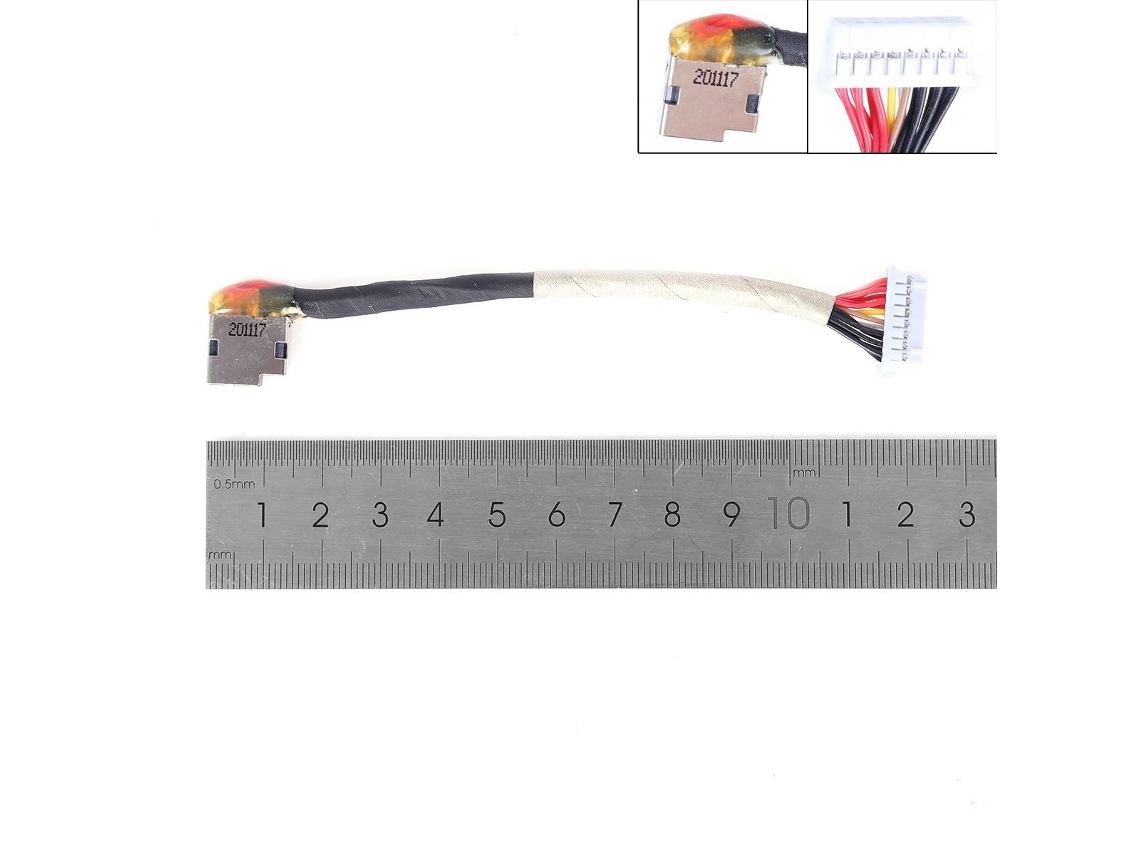 Cabo De Porta De Carregamento Dc Jack/cabo De Alimentação Dc Para Hp Victus 16 D0020ca 16 D0023dx 16 D0028ca Pj1118 Compativel