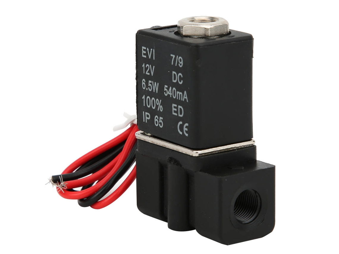 Válvula Solenoide Elétrica De Plástico Laxiscreed 12v Dc 2/2 Vias De Resposta Rápida