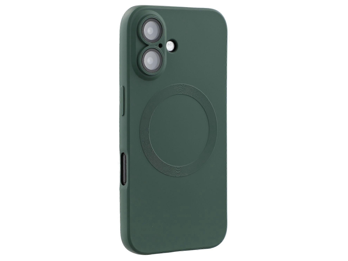 Capa Para Iphone 16 Compatível Com Magsafe Liquid Phone Cover Com Protetor De Lente De Vidro Temperado