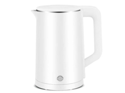 Chaleira elétrica Slowmoose de 2,3 L com cabo antiqueimaduras, aquecimento rápido de 1500 W e desligamento automático para segurança doméstica.