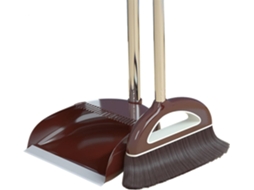 Conjunto De Pá E Vassoura Para Limpeza Ergonômica