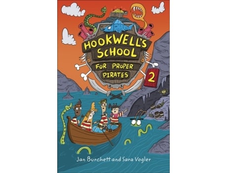 Livro reading planet: astro - hookwell's school for proper pirates 2 - mercury/blue band de sara vogler,jan burchett (inglês)