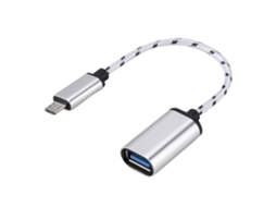 Adaptador Otg Android de Cavo Tricotado Cavo de Conversão EOOCOO