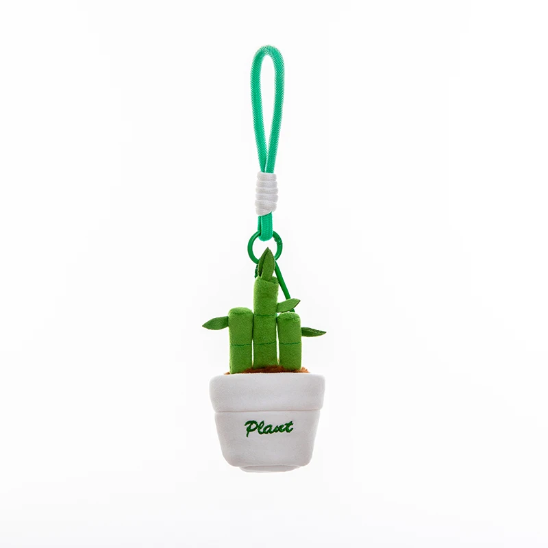 (bambu Da Sorte 12cm) Brinquedo De Pelúcia De Planta Em Vaso Fofa De 12cm