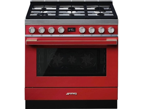 Fogão SMEG Portofino CPF9GMR — Misto | Gás Natural | Forno: 115 L