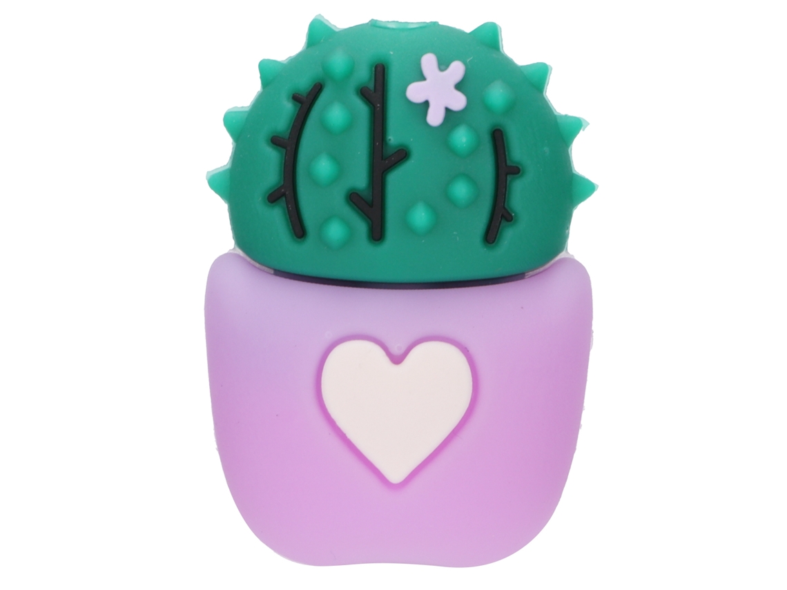 Aetheria protetor de Linha de Dados Cute Cactus para Celular Tablet Cabo de Carregamento Roxo