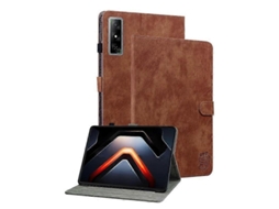 Capa de couro com estampa de tigre para tablet Webake