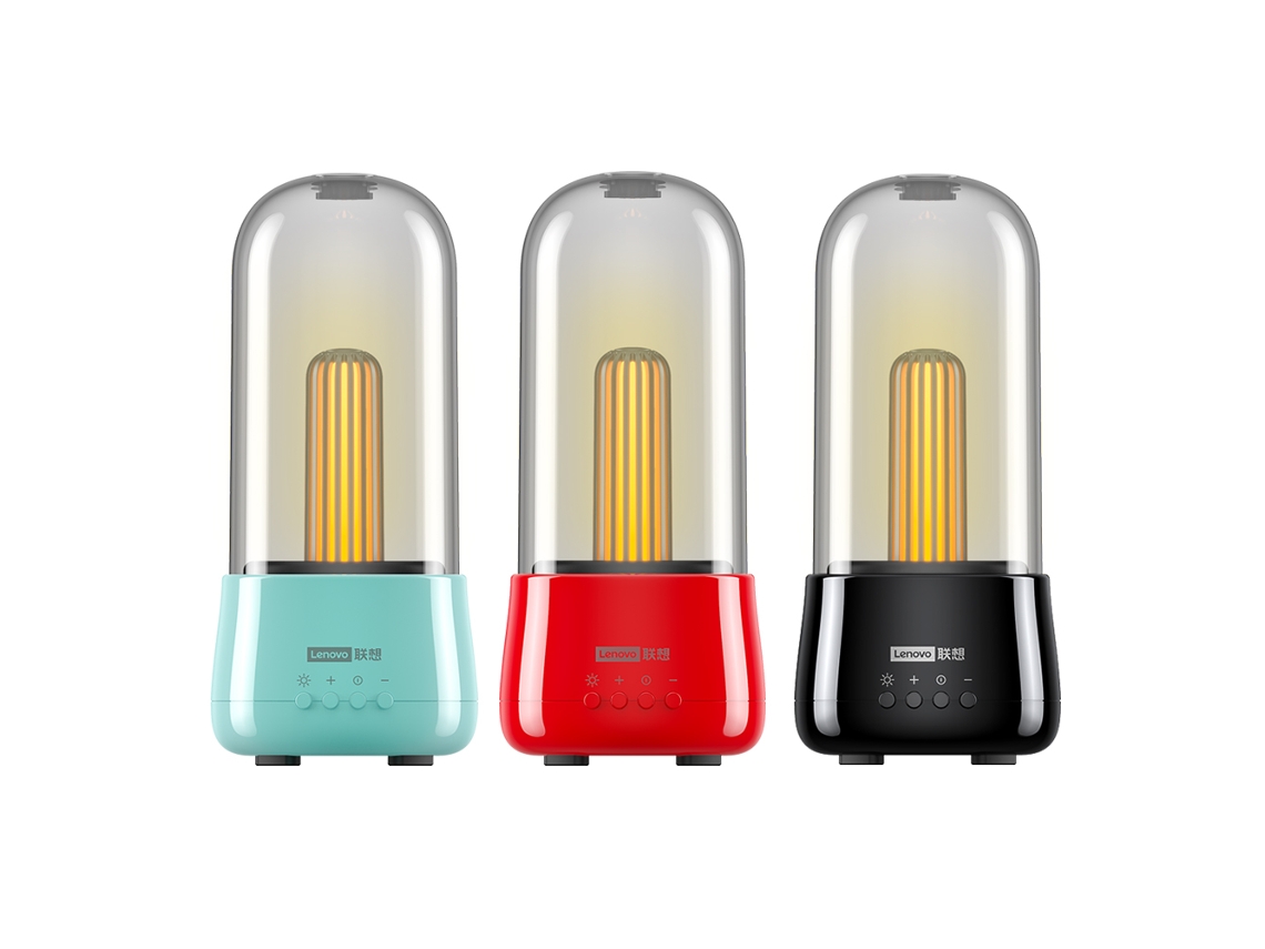 Altavoz Lenovo L02 BT5.0 TWS com graves profundos, luz LED, microfone