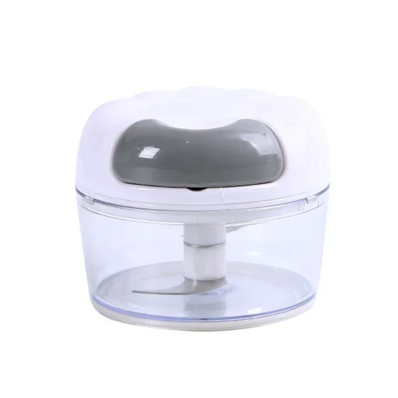 Mini Espremedor de Alho Manual, Moedor Multifuncional de Legumes e Carnes, Feito de Aço Inoxidável Pp MDUG (roxo)