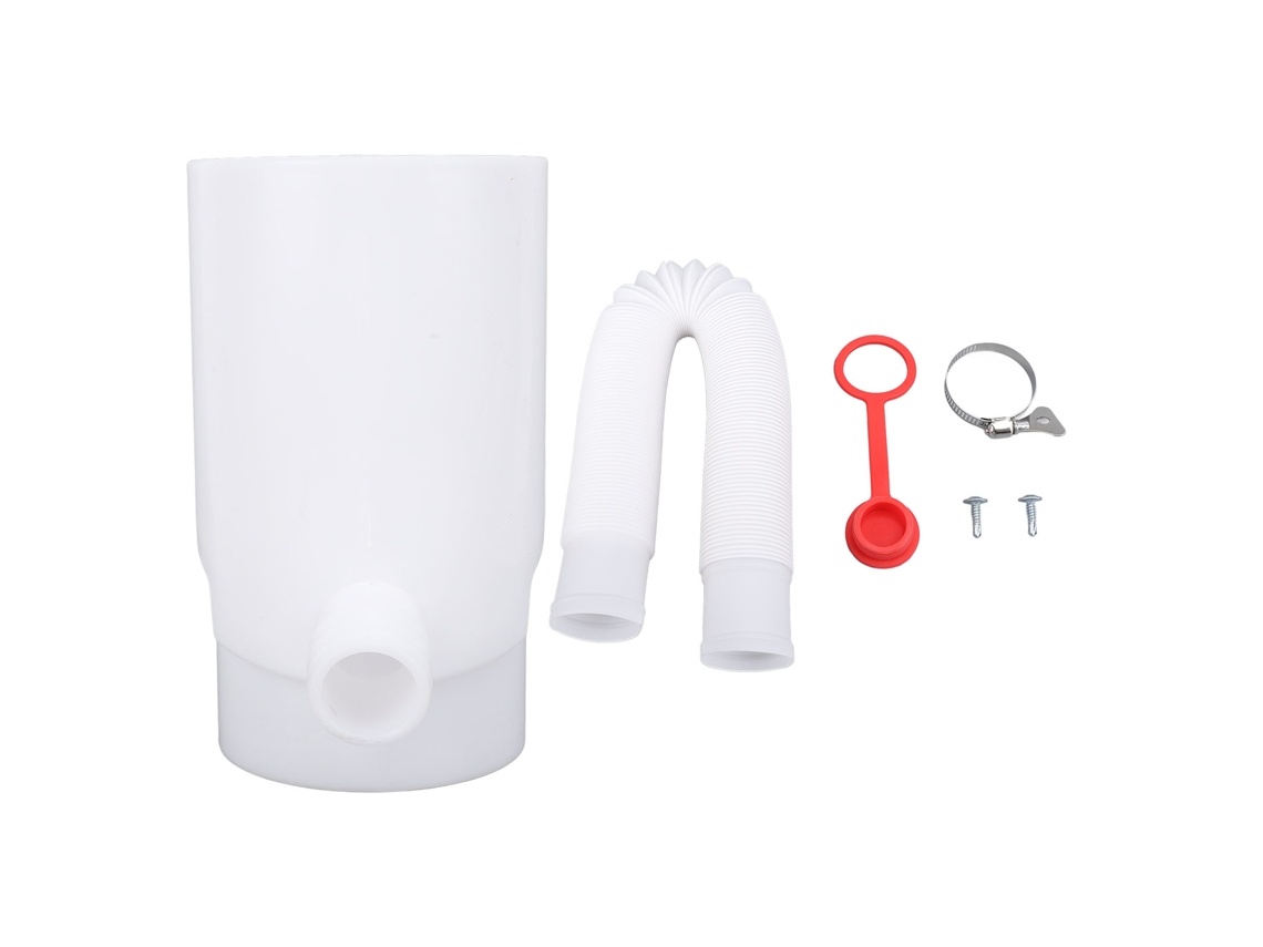 Sistema Coleta Água Chuva Divertidor Redondo Branco 10cm