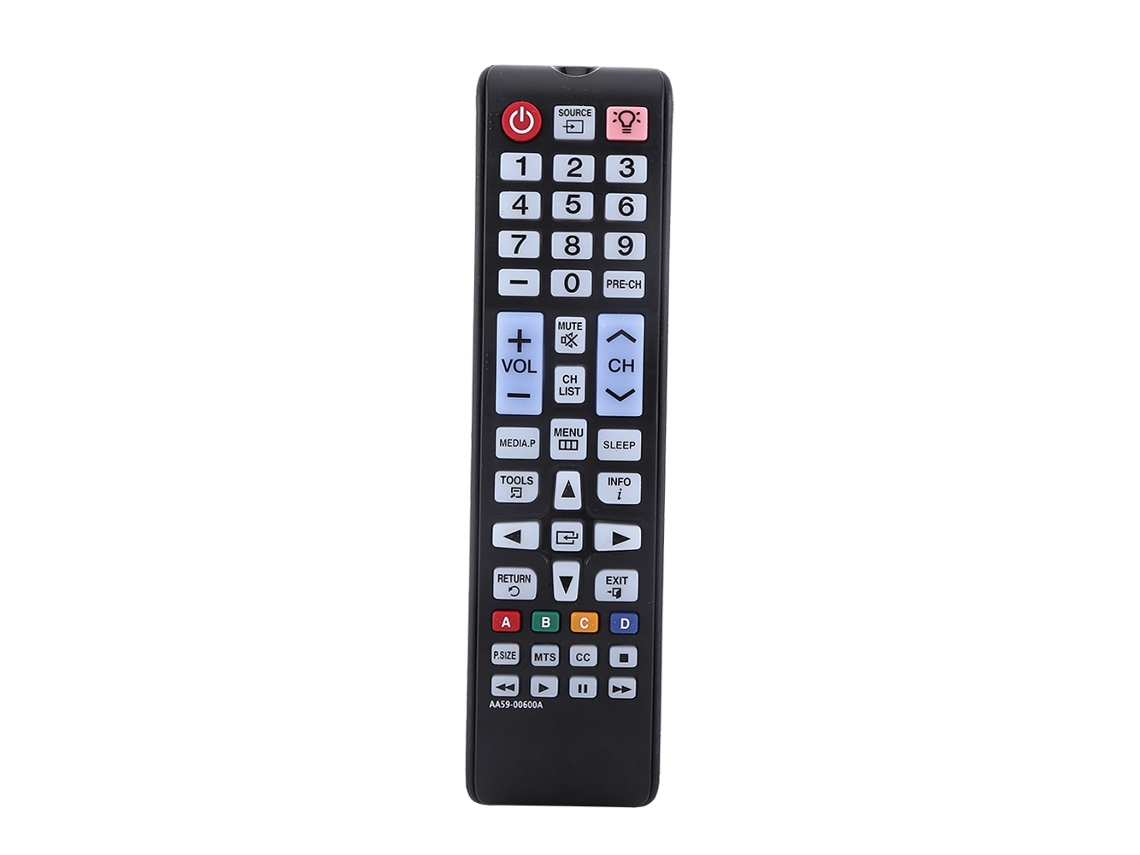 Controle Remoto Substituto Aa59-00600a Para Tv Smart Lcd Led Samsung Preto