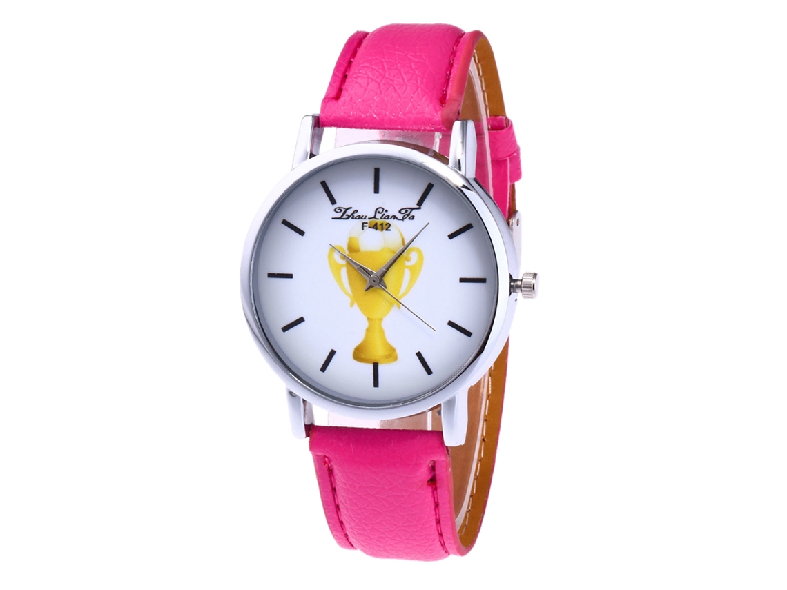 Reloj De Cuero Pu Casual Moda Zhoulianfa Dial Redondo Estilo Simple Para Mujer