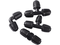 Conector de Mangueira Polietileno 16 Mm para Rega Jardim, Irrigação Agrícola S/MARCA