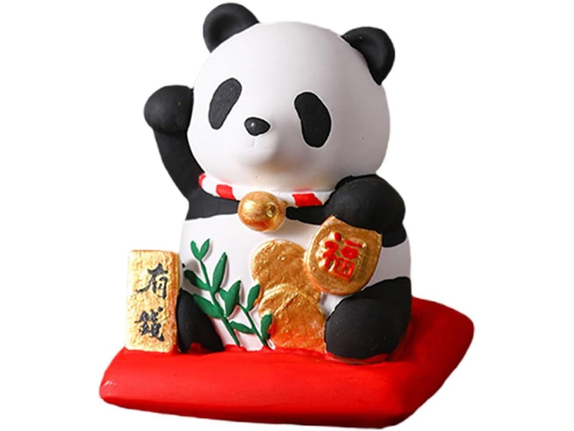Difusor Anneome, Em Gesso, Com Design De Panda, Pedra Aromática Única E Funcional, Difusão Passiva Para Carro E Casa