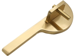 Puxador Elegante Para Móveis Com Padrão Dourado, Puxador De Metal Para Armário, Puxador Requintado Dourado Para Gaveta