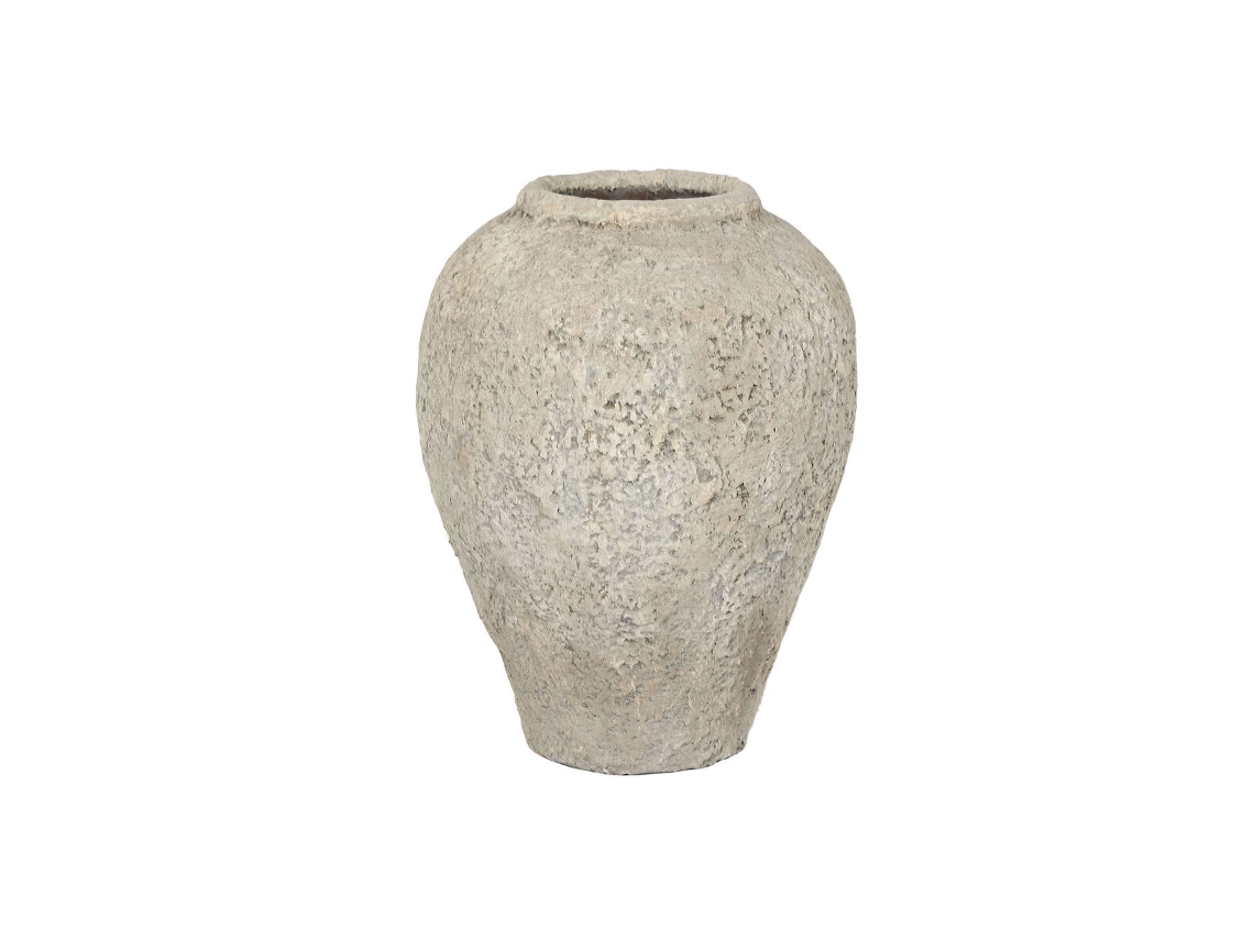 Vaso Home Esprit Cinzento Terracota 40 X 40 X 55 Cm