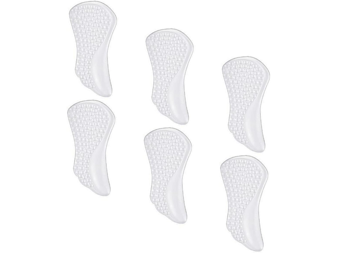 Pares De Protetores Suporte Resistentes Ao Desgaste Para A Parte Frontal Do Pé, Palmilhas Antiderrapantes Para Sapatos