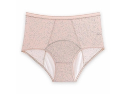 Calcinha Antiderramamento de Seda de Gelo Cinza Plus Size | S/MARCA