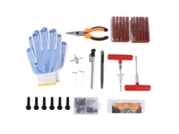 Kit De Reparación De Pneus 100 Peças Para Carro Moto Bicicleta Elétrica Ferramentas De Emergência Suprimentos Industriais