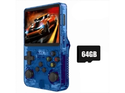 Console de Jogos Retrô K36s R36s, sistema Linux, 64 GB, tela IPS de 3,5 polegadas