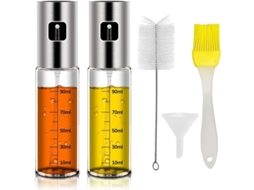 Conjunto de ferramentas de churrasco Nova Line, inox, garfo, espátula, pinça
