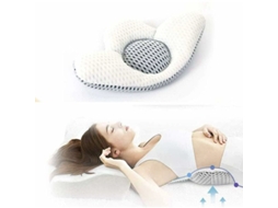Lurelia Almofada Lombar Para Costas Ergonómico Ajustável Respirável Lavável