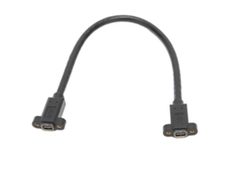 Aetheria adaptador Mini Displayport Fêmea para Fêmea 8k 60hz 4k 144hz com Painel de Montagem 30cm