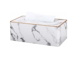 Caixa De Lenços Retangular Moderna E Refinada, Elegante Dispensador De Lenços De Couro Sintético Com Fecho Magnético Para Colocação Versátil Em Casa O